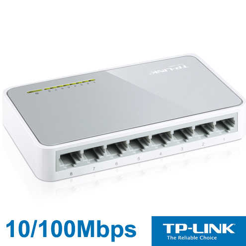 רכזת רשת 8 כניסות TP-Link דגם TL-SF1008D