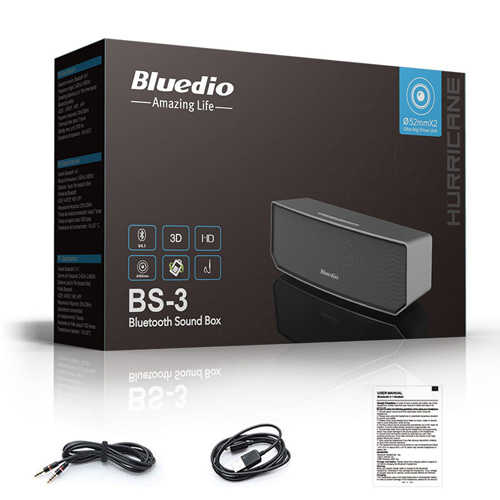 רמקול Bluedio Bluetooth 4.1 דגם BS-3