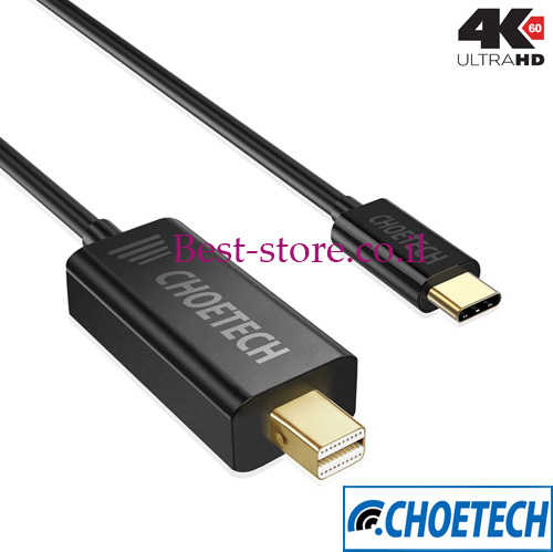 כבל CHOETECH USB Type C - Mini DP 4K 60Hz 