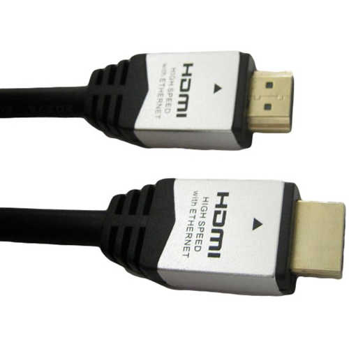 כבל HDMI 1.4 מקצועי באורך 2 מטר TopX - שחור