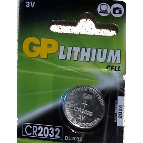 סוללת כפתור ליתיום GP CR2032