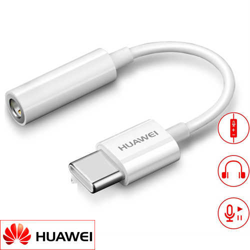 כבל מתאם USB Type-C זכר - Aux 3.5mm נקבה Huawei 