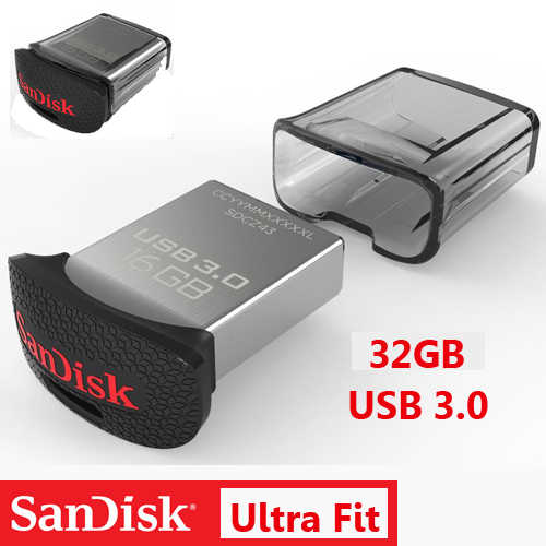 זיכרון נייד SanDisk 32GB דגם Ultra Fit