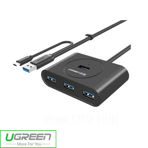 מפצל OTG עם 4 כניסות Ugreen USB 3.0 דגם CR113