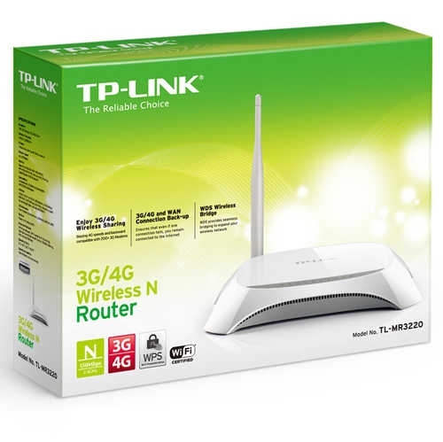נתב אלחוטי/סלולארי TP-Link 4G דגם TL-MR3220