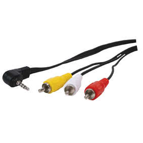 כבל PL 3.5mm - 3xRCA למצלמות