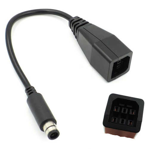 כבל מתאם 1 פינים לספק כוח Xbox 360 Fat