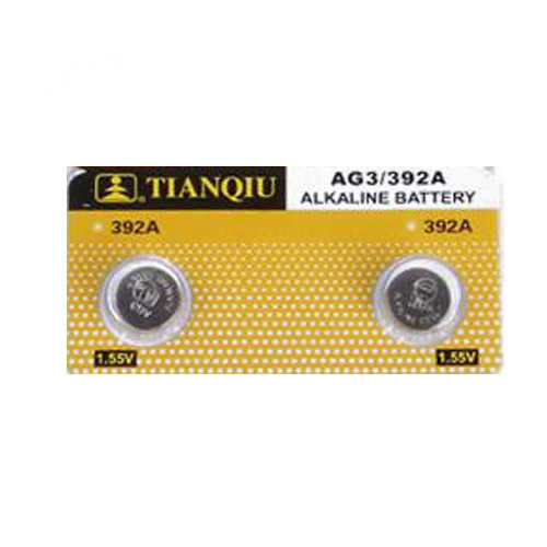 זוג סוללות כפתור AG3 Alkaline