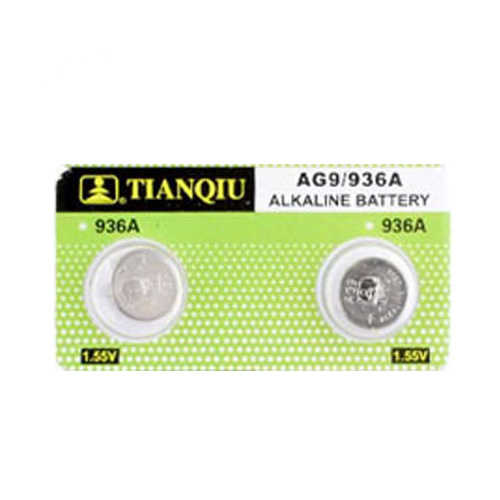 זוג סוללות כפתור AG9 Alkaline