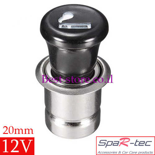 ראש מצית 20 מ''מ 12V לרכב יפני SparTec