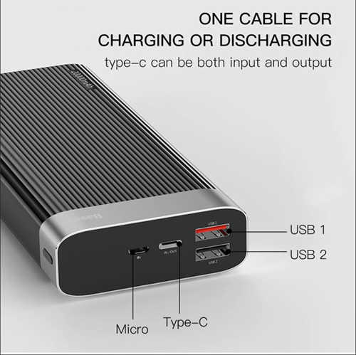 מטען נייד Baseus 20000mAh QC 3.0 דגם BS-20KP201