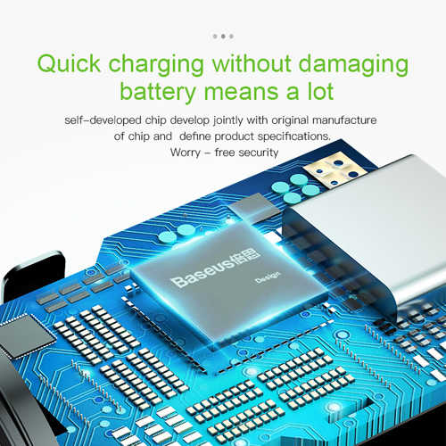 מטען לרכב Baseus Qualcomm 4.0 דגם BS-C15C