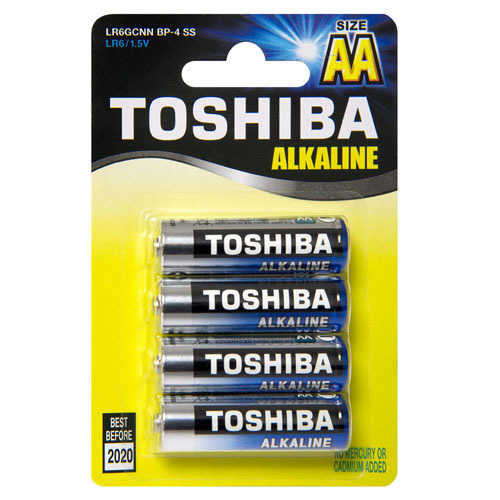 4 סוללות AA תוצרת Toshiba