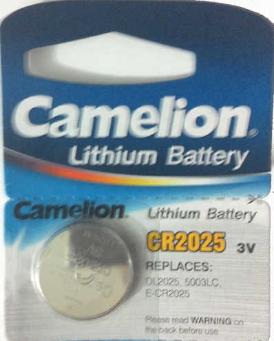 סוללת כפתור ליתיום Camelion CR2025