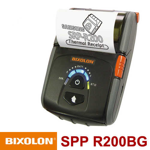 מדפסת קופה ניידת Bixolon דגם SPP R200BG