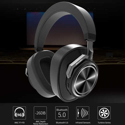 אוזניות קשת Bluetooth 5.0 סטריאו Bluedio דגם T6S