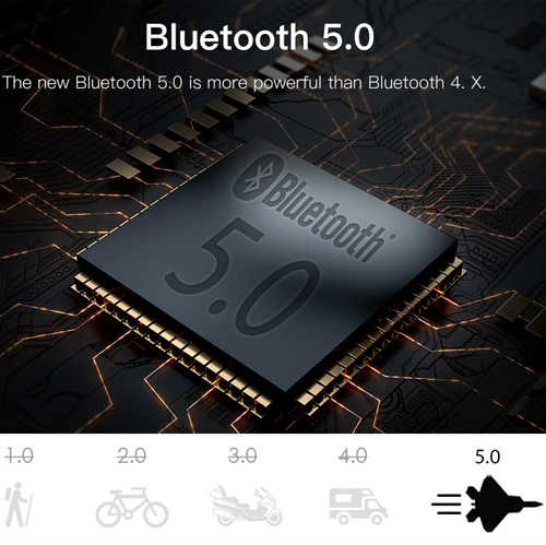 אוזניות קשת Bluetooth 5.0 סטריאו Bluedio דגם T6S