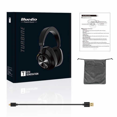אוזניות קשת Bluetooth 5.0 סטריאו Bluedio דגם T6S