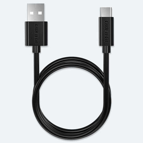 כבל טעינה וסנכרון USB 2.0 - USB Type C באורך 1 מטר Choetech