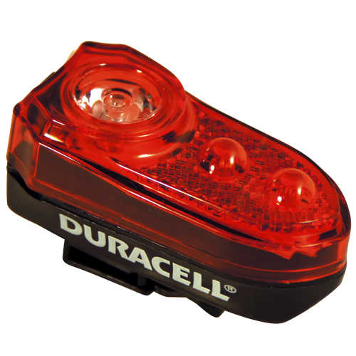 פנס 3 לדים אחורי לאופניים DURACELL דגם Bik-F02WDU
