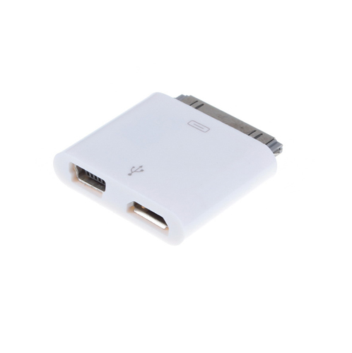 מתאם חיבור 30 פינים זכר לחיבורי מיקרו + מיני USB נקבה