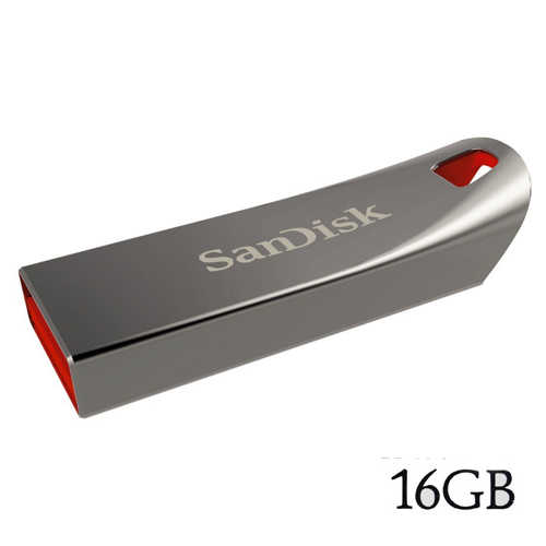 זיכרון נייד USB 2.0 16GB תוצרת SanDisk דגם Cruzer Force