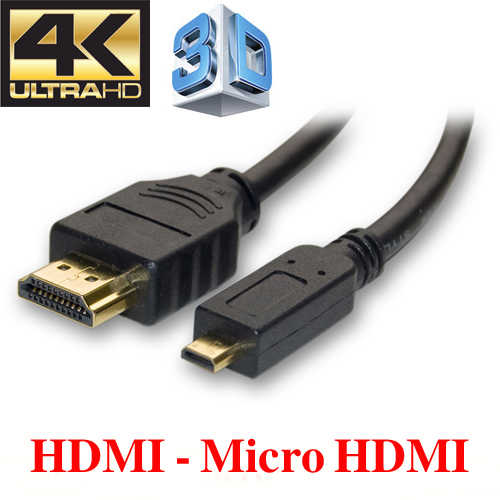 כבל HDMI - Micro HDMI באורך 1.5 מטר