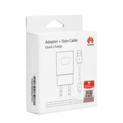 מטען קיר USB מהיר 2A עם כבל HUAWEI Micro USB