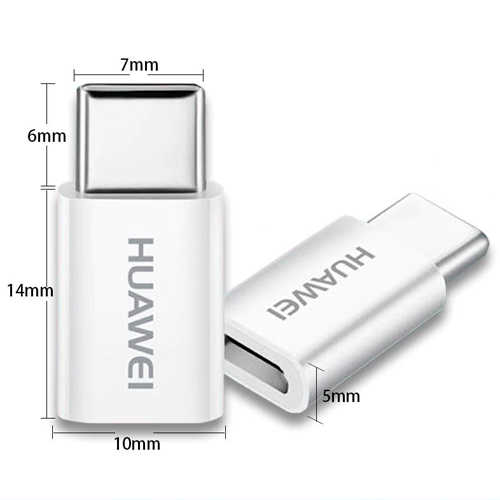 מתאם Micro USB זכר - USB Type-C נקבה Huawei 