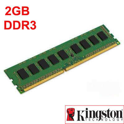 זיכרון למחשב נייח Kingston 2GB DDR3