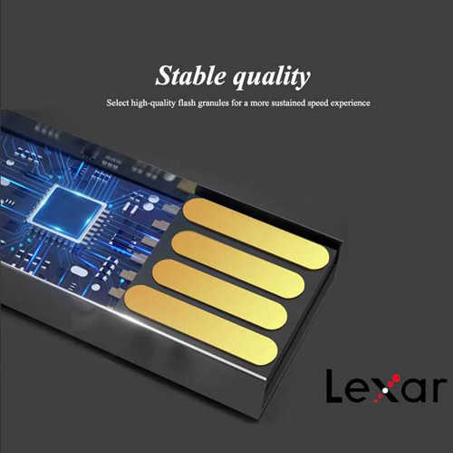 זיכרון נייד מתכת Lexar M45 128GB 250MB/s USB 3.1