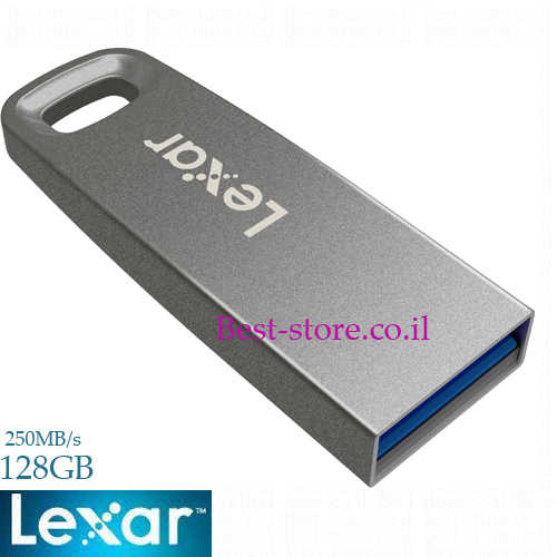 זיכרון נייד מתכת Lexar M45 128GB 250MB/s USB 3.1