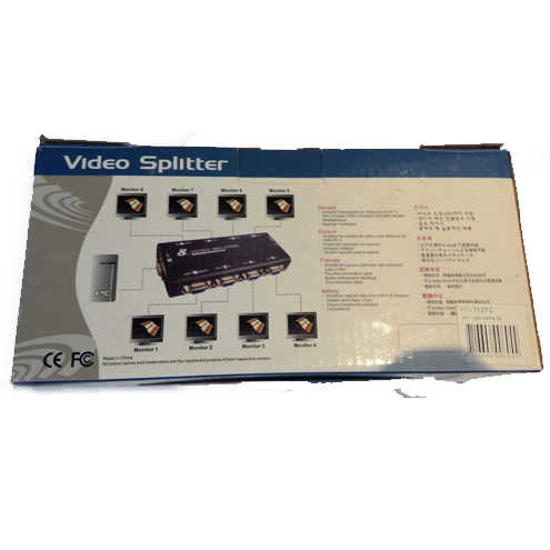 קופסת מיתוג VGA מכנית 1 ל-8 דו-כיוונית 150MHz