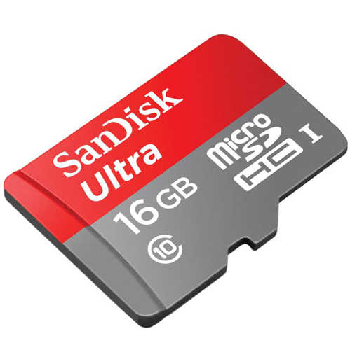 כרטיס זיכרון Micro SDHC 16GB Class 10 48MB/s SanDisk