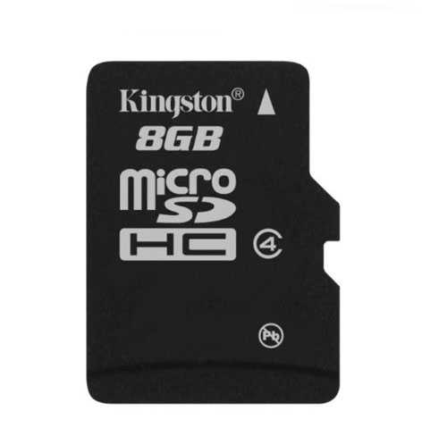 כרטיס זיכרון Micro SDHC 8GB Class 4 Kingston