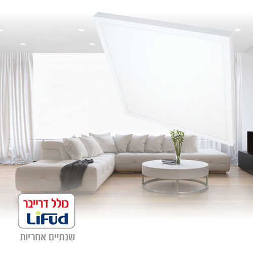 פאנל לד צמוד תקרה מרובע OMEGA 42W דגם Classic