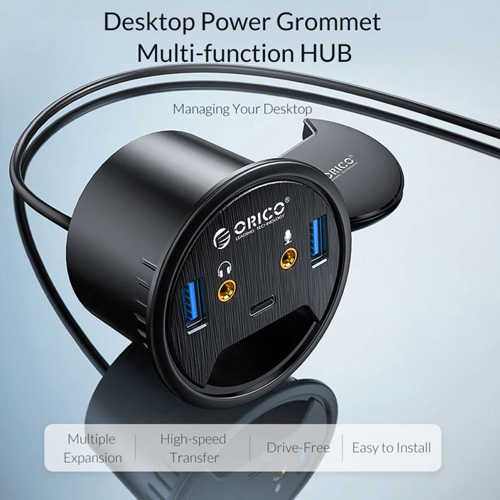 רכזת USB שולחני ORICO דגם DESK-2U1C
