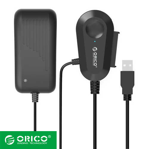 מתאם USB 3.0 A - SATA 7+15pin עם ספק כוח Orico