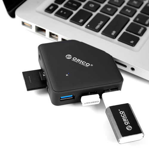 קורא כרטיסים/מפצל Orico USB 3.0 דגם C3TS