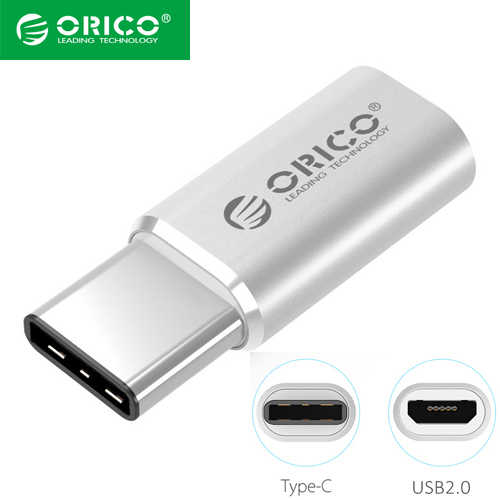 מתאם Micro USB נקבה - USB Type C זכר Orico