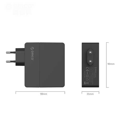 מטען קיר 4 יציאות Orico 30W/6A USB דגם DCA-4U