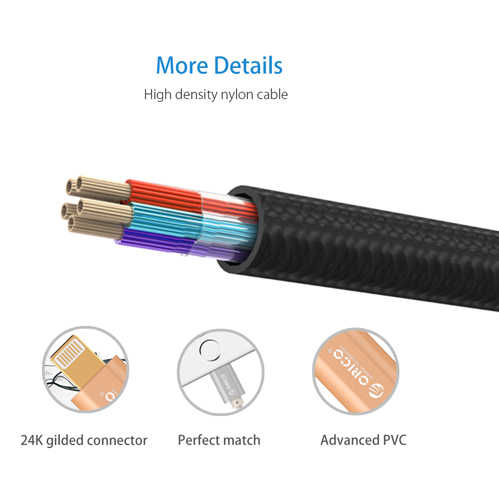 כבל טעינה וסנכרון Orico LTF-10 Lighthing