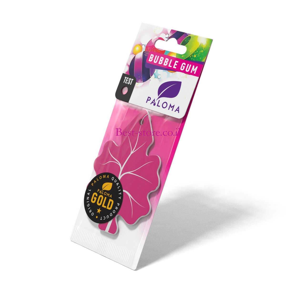 עץ ריח שלישייה ניחוח מסטיק Paloma Gold