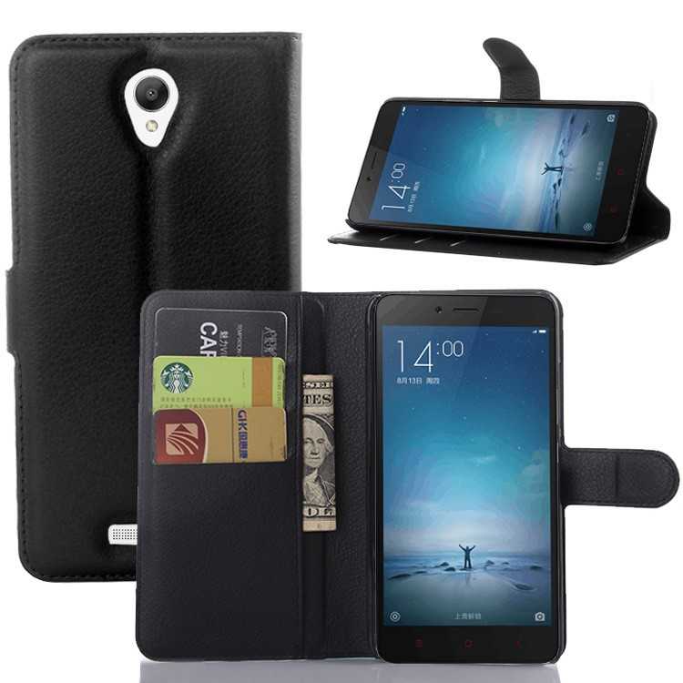 ארנק מעור סינטטי PU ל- Xiaomi Redmi Note 2