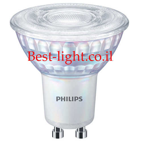 נורת דקרויקה לד GU10 6.2W 575lm 3000k 36d לעמעום Philips