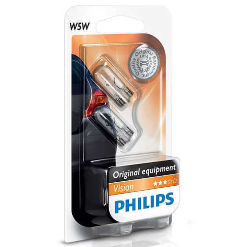 זוג נורות חניה Philips דגם W5W