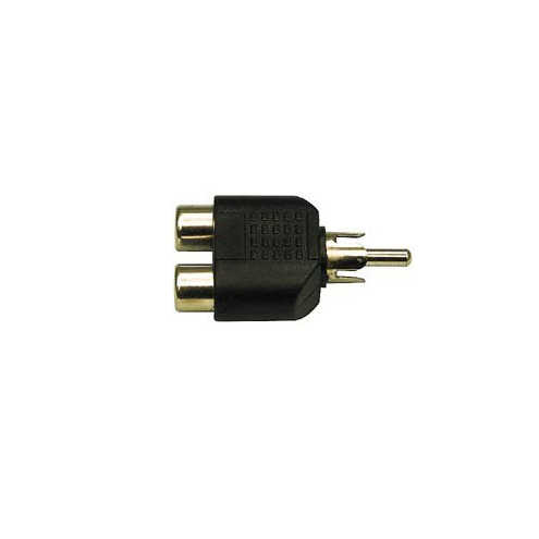 מתאם RCA זכר - 2xRCA נקבה