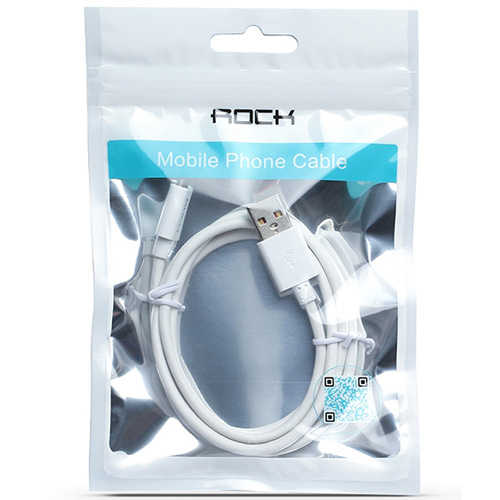 כבל טעינה וסנכרון Rock USB A - USB Type C 5A