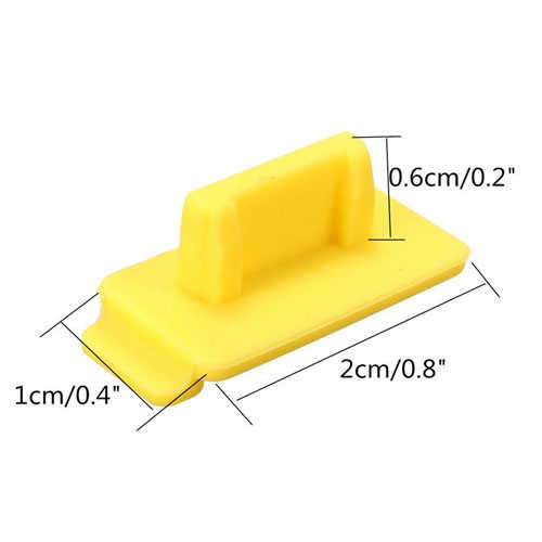סט 4 כיסויי סיליקון ליציאת USB A