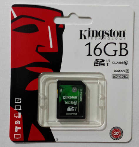 כרטיס זיכרון SDHC 16GB Class 10 Kingston